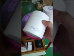 Exquisita caixa de presente de papel customização tampa e caixa de base