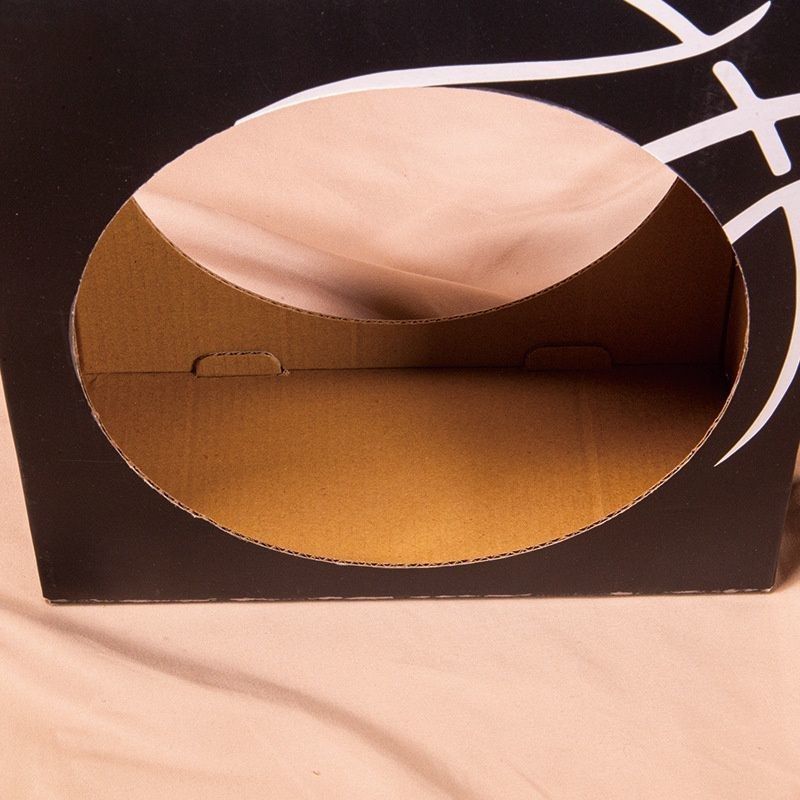 3 Ply E flauta rígida caixa de exibição de papel ondulado para basquete futebol personalizado