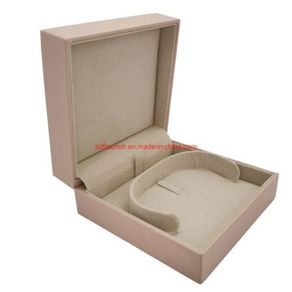 5000 PCS/Mês Bracelete de cartão rosa claro e forte Joias Caixa de embalagem de presente para papel/cartão