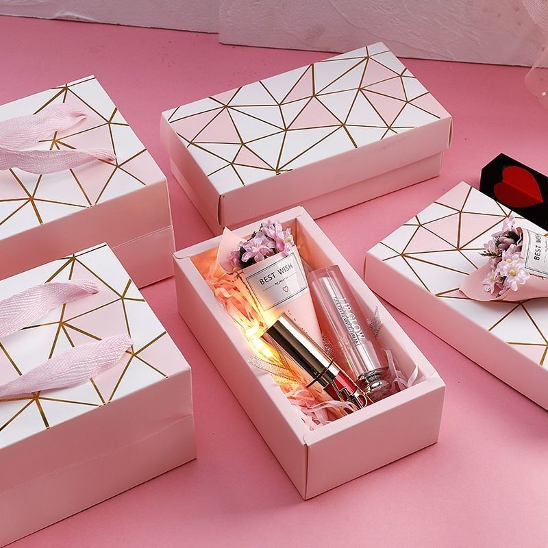 Estampagem Quente Maquiagem Cobertura e Caixa Base Cosméticos Perfumes Papel de Cartão Caixa Regalo