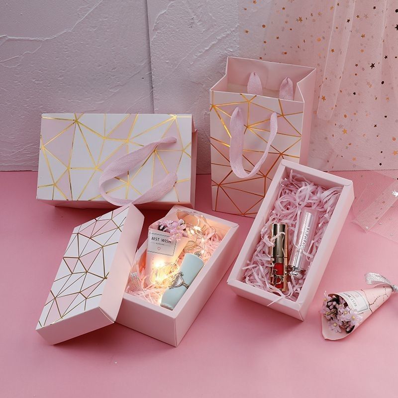 Estampagem Quente Maquiagem Cobertura e Caixa Base Cosméticos Perfumes Papel de Cartão Caixa Regalo