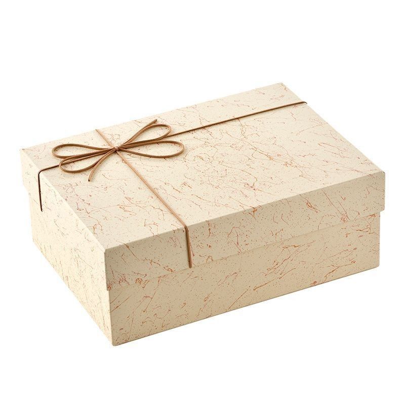 Caixa de embalagem de presente rígida de Natal de cor sólida Caixa de embalagem de papel de papelão personalizada