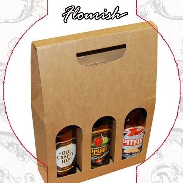 E Caixa de exibição de papel Kraft de flauta Sauce Caixa de papel corrugado Porta Especificações de espessura