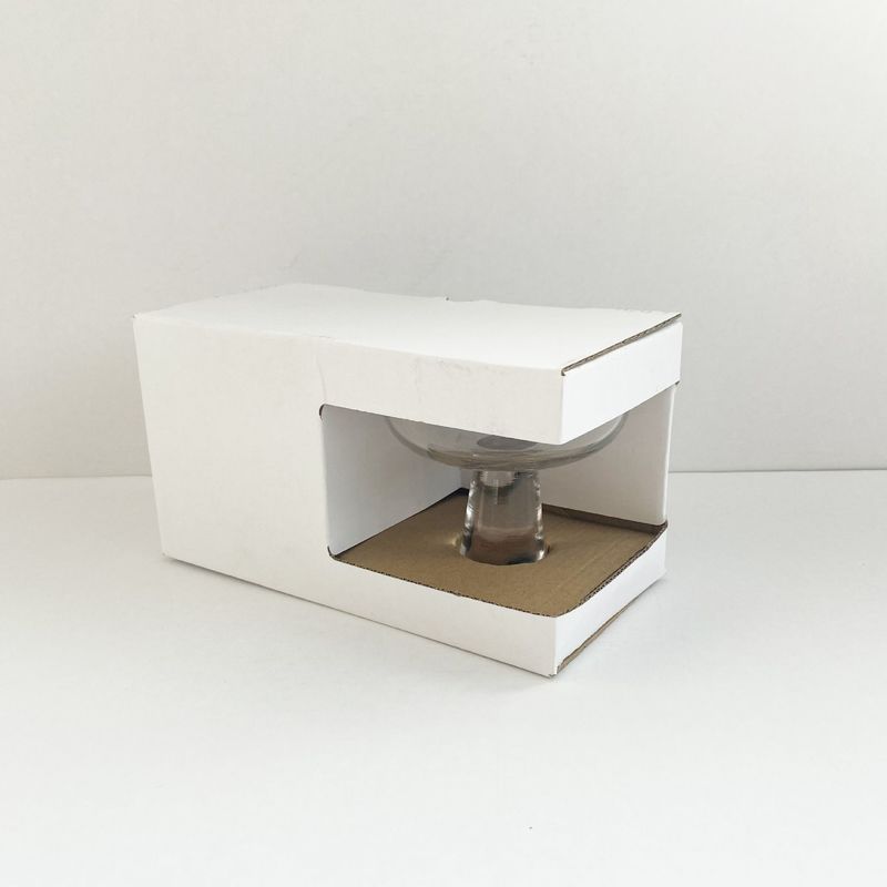 3/5 Caixas de papel kraft corrugado Plys Embalagens para champanhe Vinho Urso Leite Chá Taça de vidro