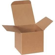 100% de papel reciclado Top Tuck Dobragem de uma peça embalagem corrugada Caixas de presente e textura Groove Natural Kraft Caixas de Envio