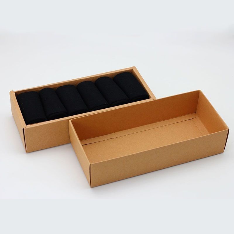 Solução de embalagem ecológica Caixa de papel kraft reciclável para cosméticos Batom Perfumes Meias Eletrodomésticos Headset Caixa telefônica