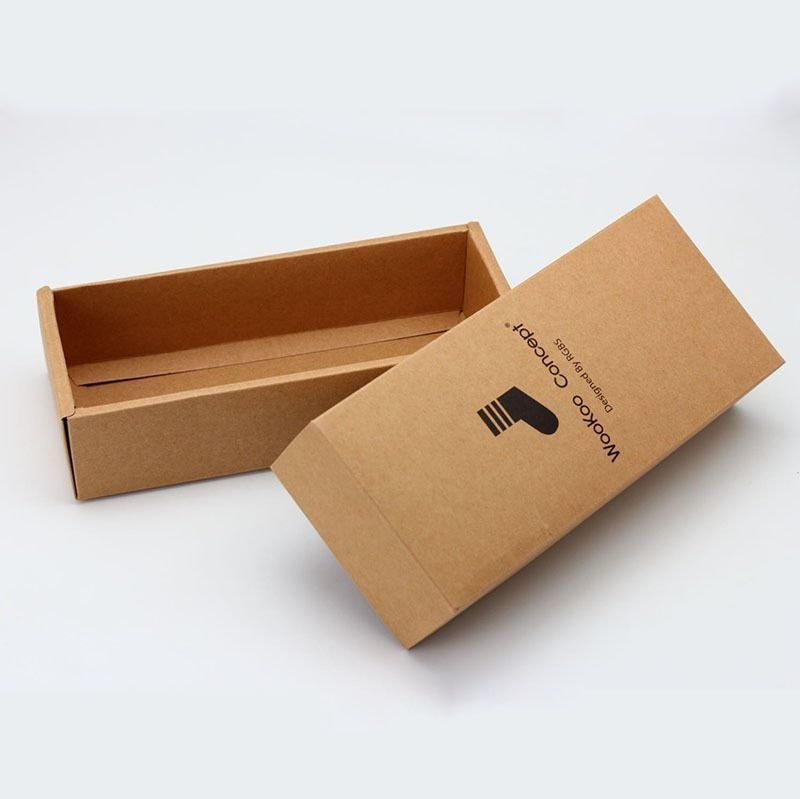 Solução de embalagem ecológica Caixa de papel kraft reciclável para cosméticos Batom Perfumes Meias Eletrodomésticos Headset Caixa telefônica
