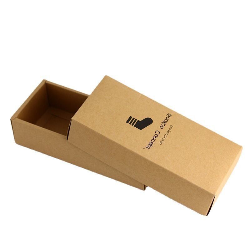 Solução de embalagem ecológica Caixa de papel kraft reciclável para cosméticos Batom Perfumes Meias Eletrodomésticos Headset Caixa telefônica