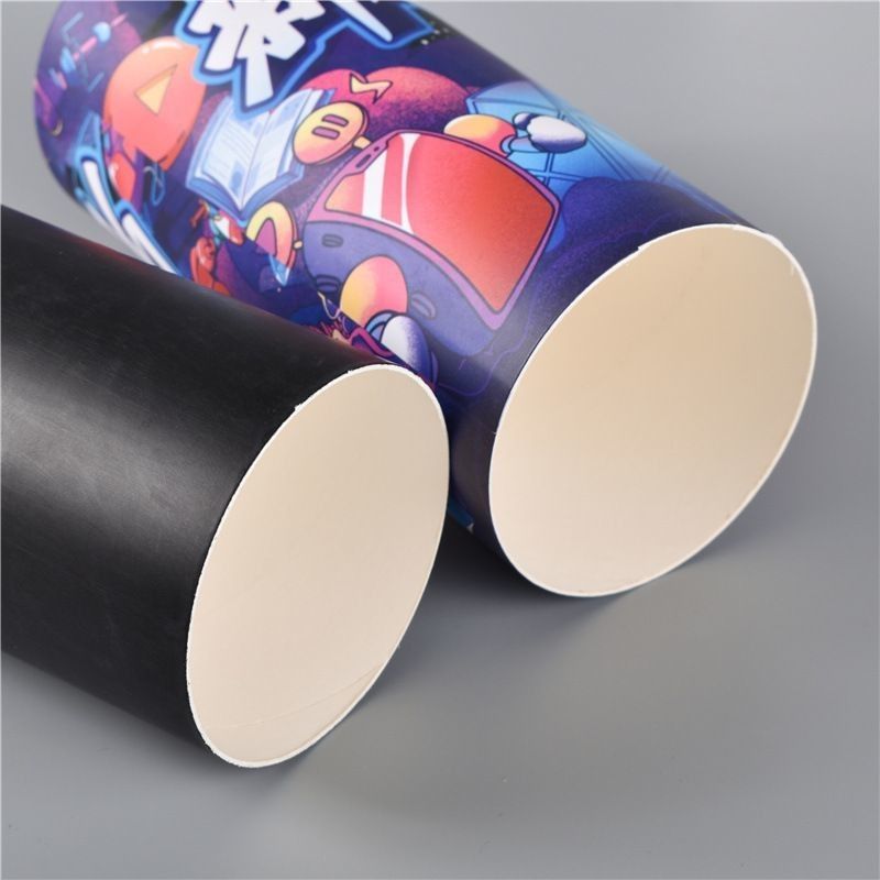 Caixa de papel cilíndrico rígido para chá, café, doces, flores, cartão, embalagem de presente