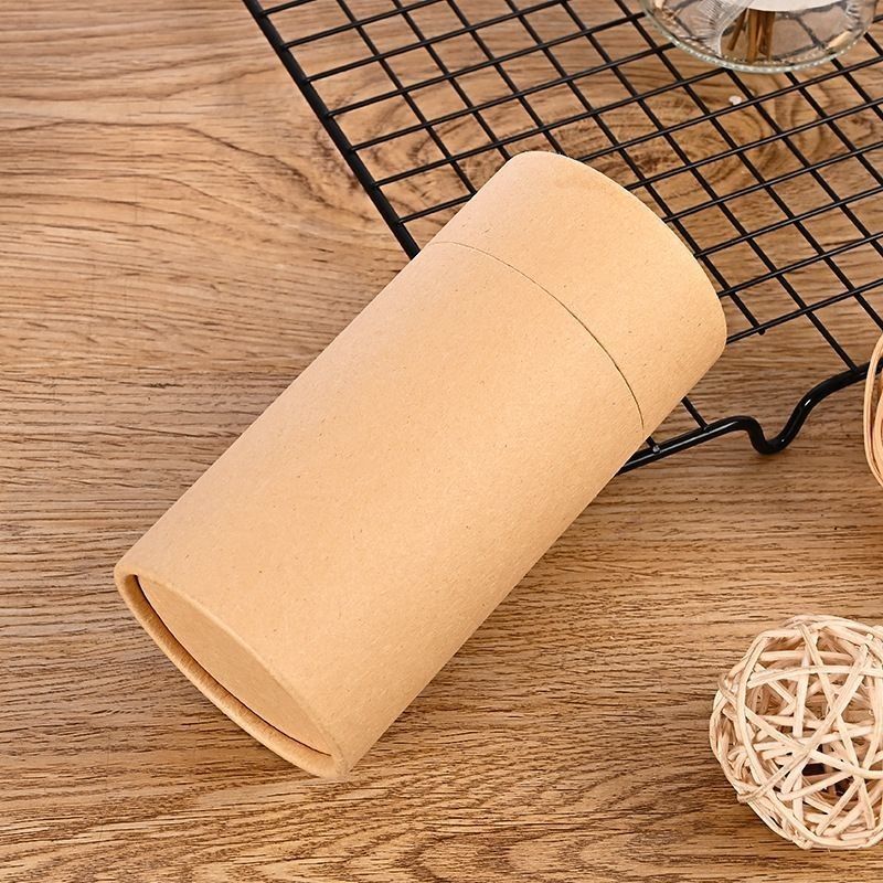 Embalagens de papel em lata de papel redondo caixa de tubo de papel para biscoitos alimentos chá e chocolate