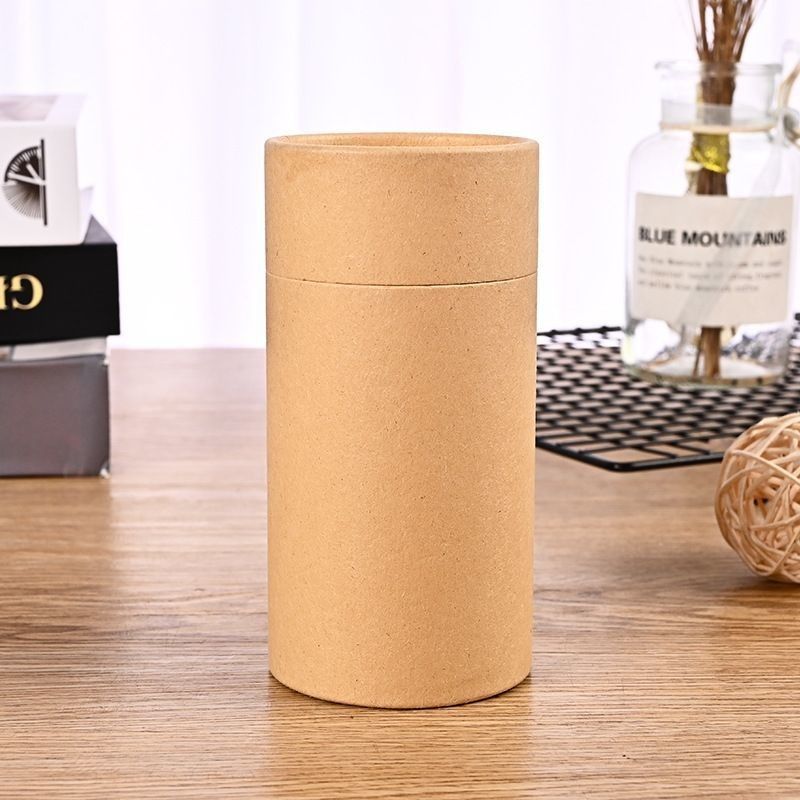 Embalagens de papel em lata de papel redondo caixa de tubo de papel para biscoitos alimentos chá e chocolate