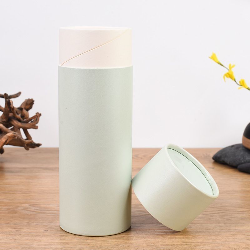 Caixas de papel cilindro Embalagem Caixa-presente Para Perfumes Beleza Candela Cosmética Chá Café