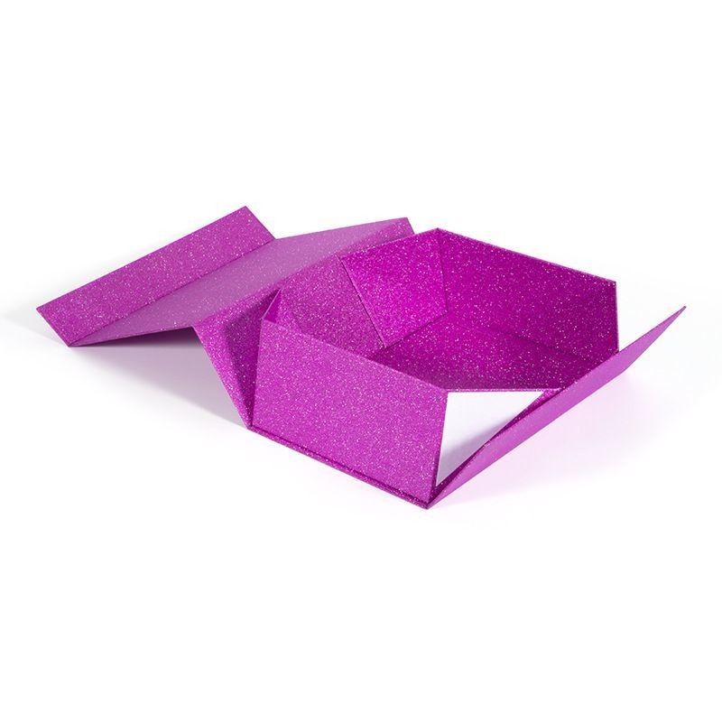 Caixa de presente dobrável de luxo Caixa de embalagem de cartão de papel para extensões de peruca de cabelo humano