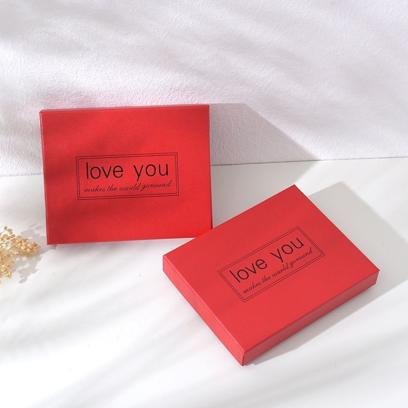 Caixa de presente de perfume de batom retangular personalizado para favores de casamento personalizados