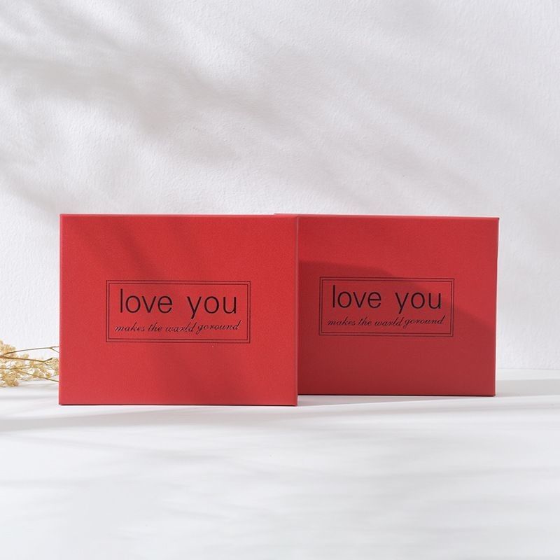 Caixa de presente de perfume de batom retangular personalizado para favores de casamento personalizados