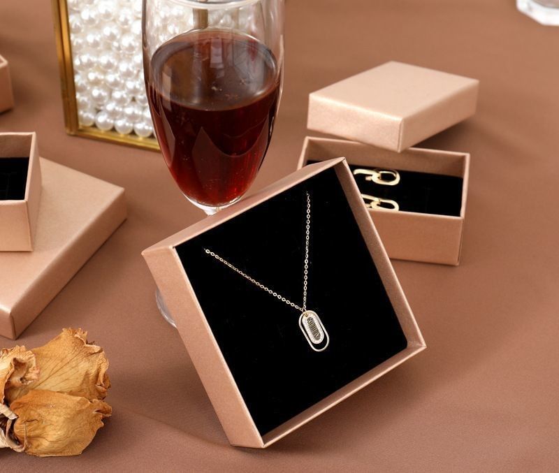Pequena dimensão Luxury Jewellery Gift Box Caixa de papel de armazenamento Caixa de amostras gratuitas Caixa de exibição
