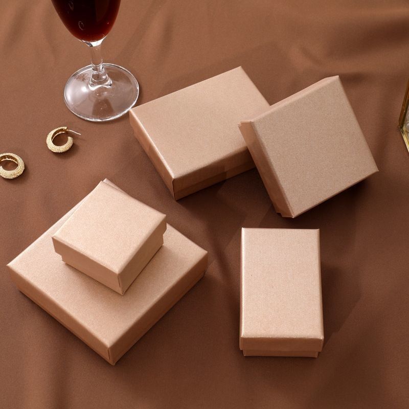 Pequena dimensão Luxury Jewellery Gift Box Caixa de papel de armazenamento Caixa de amostras gratuitas Caixa de exibição