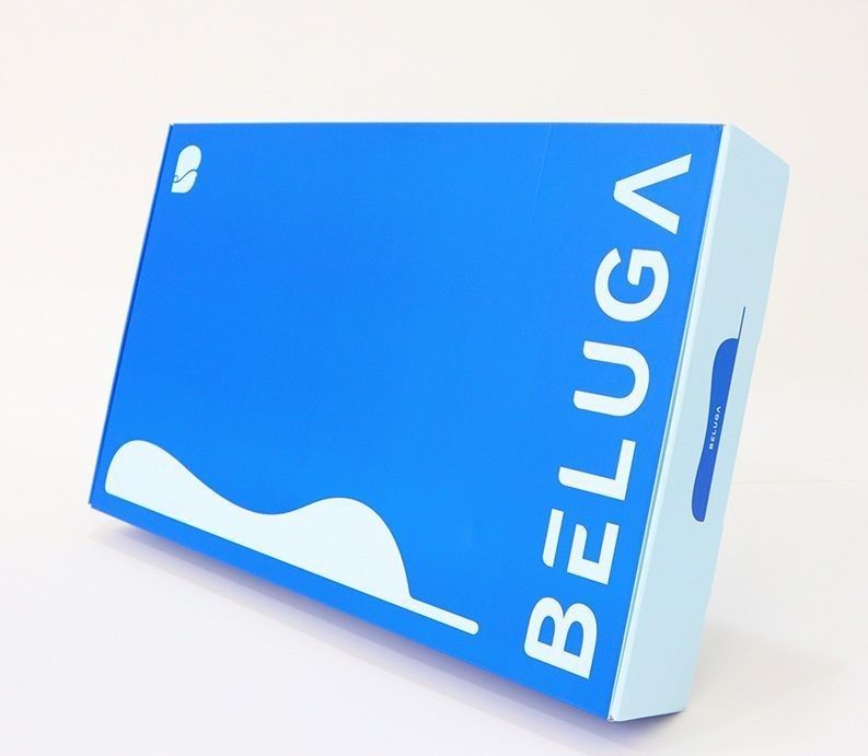 Logotipo personalizado dobrável de cartão ondulado de 3 colchões de cartão kraft caixa de papel para almofada doméstica organização de fitness esportivo