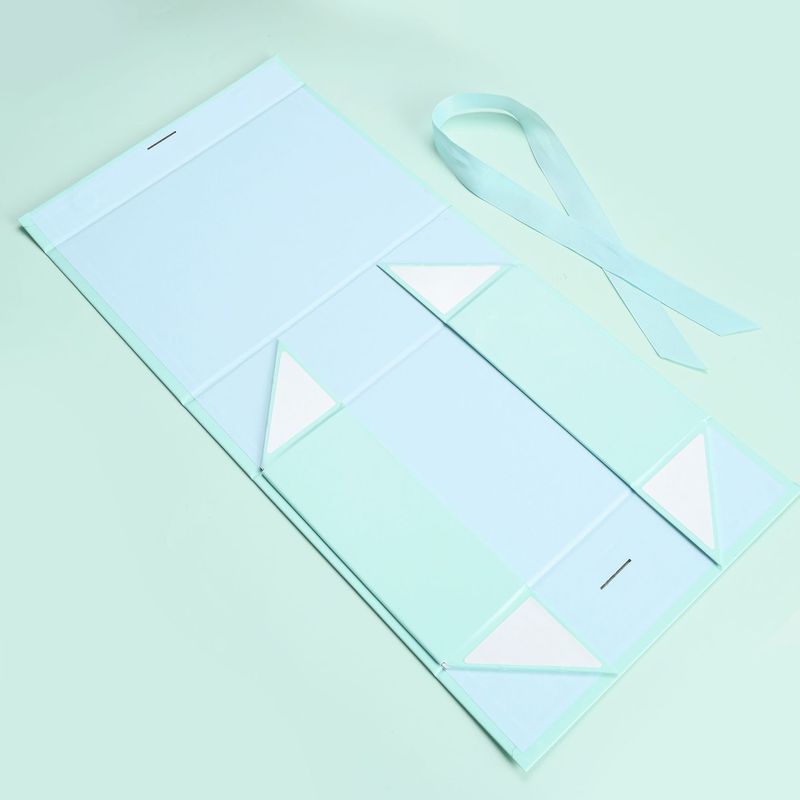 Maquiagem Cosméticos Camisas Sapatos Embalagem Caixa de armazenamento de logotipo personalizado dobrável com fita e impressão de logotipo