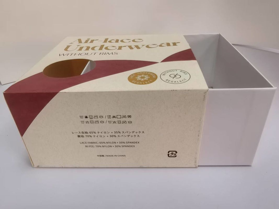 Caixa de embalagem de cartão Kraft