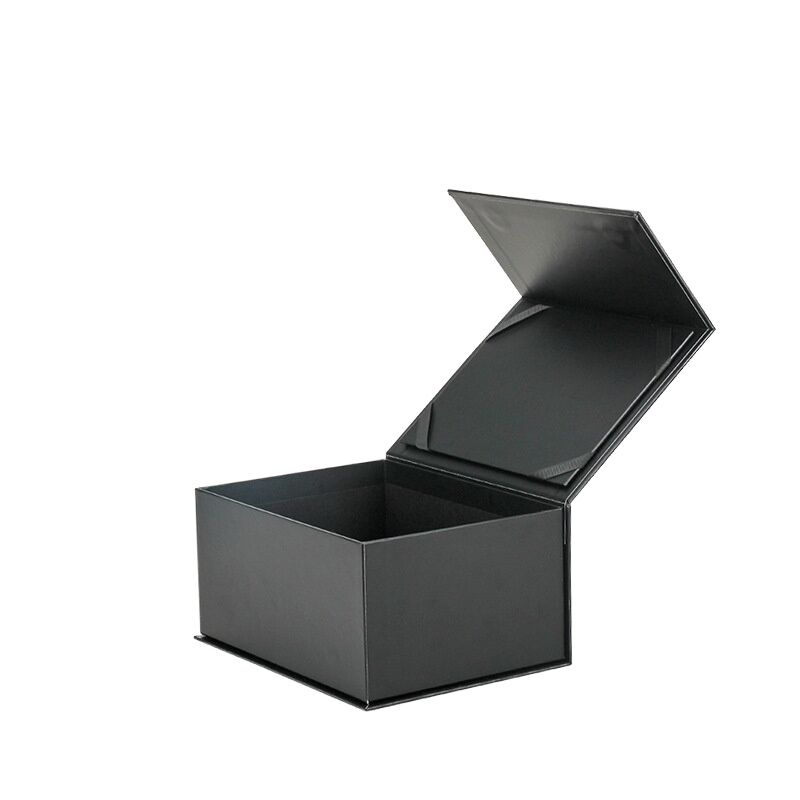 Caixas-presente de tipo papelão de revestimento em papelão Embalagem com fecho de fita e acabamento especial Estampagem a quente Spot UV Reboque Desemboque para aparência