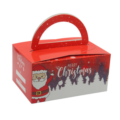 A árvore decorativa da caixa de presente do quadrado do Natal do cartão do armazenamento dos doces deu forma