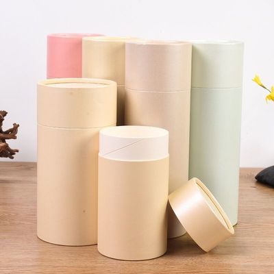 Caixa de embalagem de papel de cilindro romântico ecológico para o dia dos namorados
