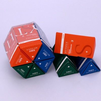 Estampagem a quente Caixa de presente personalizada Caixa de papel cartão Caixa de presente cosmética embalagem